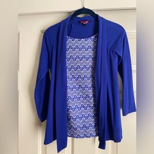 Cute, Royal Blue Girls top, one piece, size 10-12